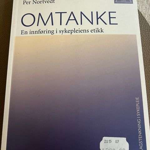 Omtanke - En innføring i sykepleiens etikk