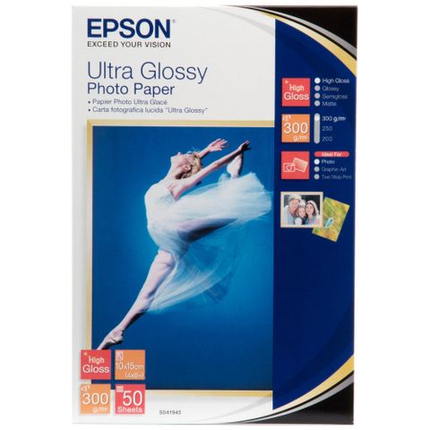 Epson 10x15 cm ekstra glanset fotopapir