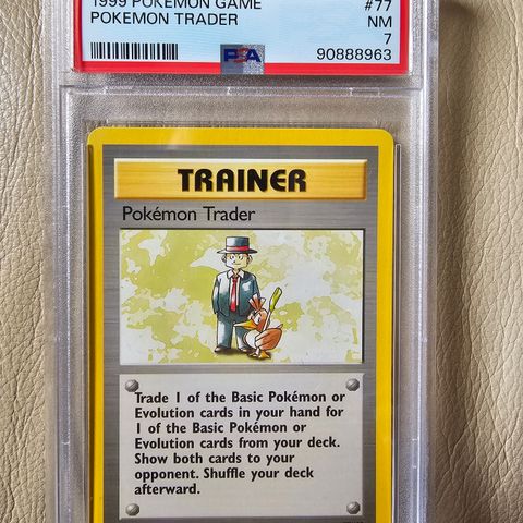 TRADER TRAINER PSA 7. (Base set)