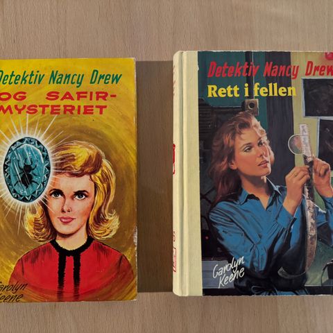 Pene detektiv Nancy Drew bøker (nr 46 og 86)