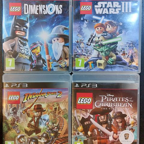 4 populære LEGO-spill til PS3 selges samlet