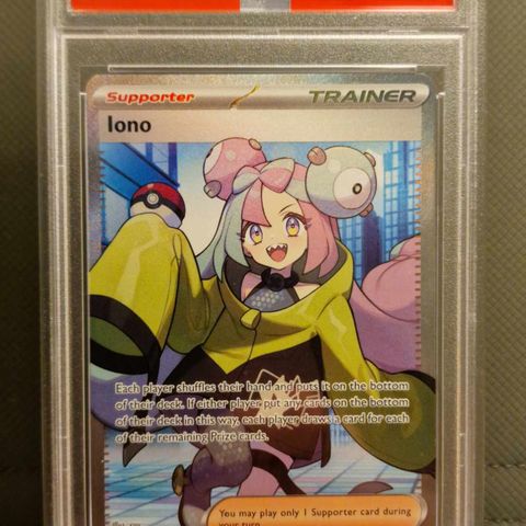 Iono #124 - Pokemon Premium Collection Promo PSA 9