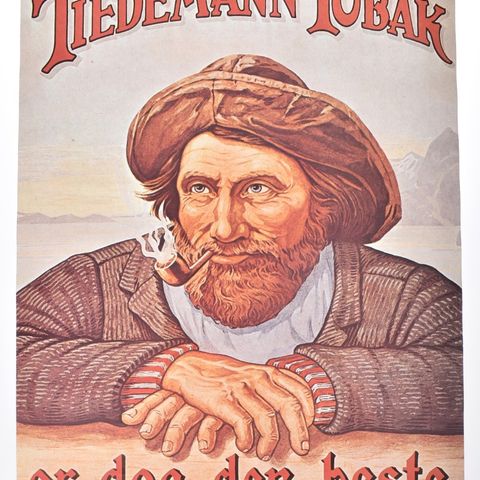 J.L. TIEDEMANNS TOBAK Plakat