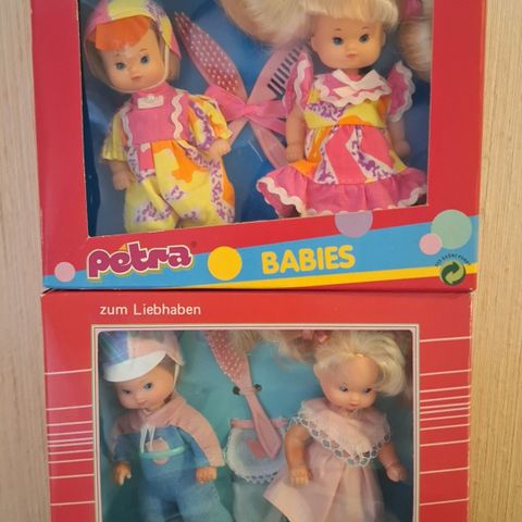 Mib Petra babies, Barbie klonedukker, vintage.