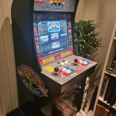 Street Fighter 2 Champion Edition Arcade - 1UP - Arkademaskin - GRATIS FRAKT