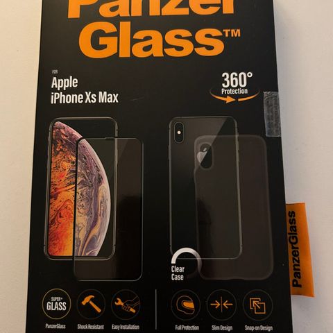 Panzer Glass til iPhone XS Max