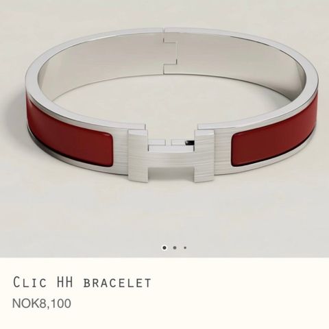 Hermés clic HH armbånd