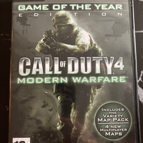 Call of Duty 4 Game Of The Year PC dvd rom