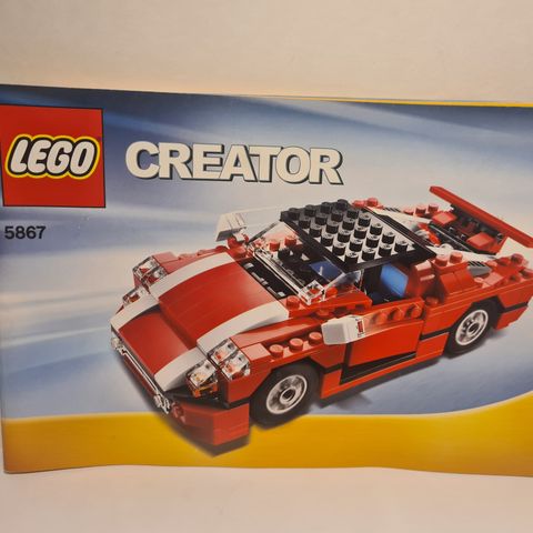 LEGO Bruksanvisning -  Super Speedster 5867 - Fra 2010