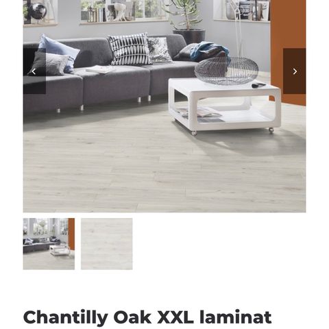 Chantilly Oak laminat gulv gis bort mot henting