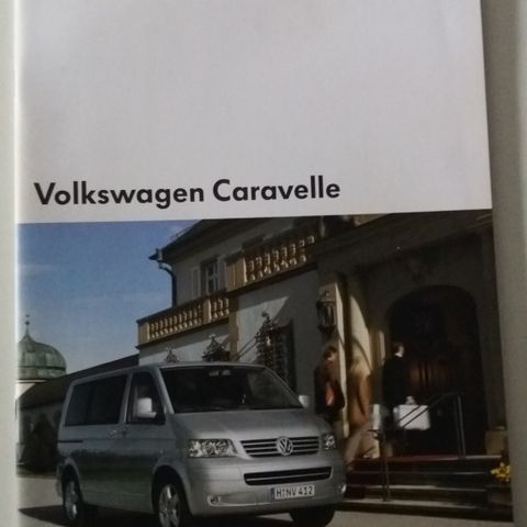 Volkswagen CARAVELLE -brosjyre. (NORSK)