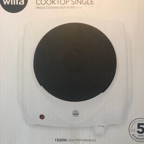 Wilfa kokeplate 1500 w