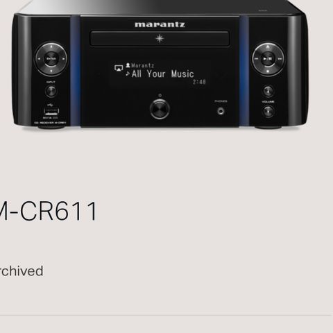 Marantz cr 611