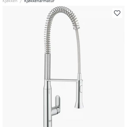 Grohe k7 kjøkkenarmatur m/uttrekkbar tut