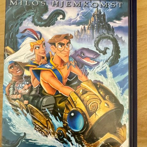 Walt Disney Atlantis Milos Hjemkomst vhs