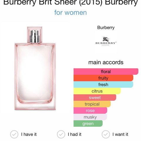 NY PRIS 🌸 Burberry  100 ml