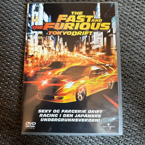 The Fast And The Furious Tokyo Drift DVD