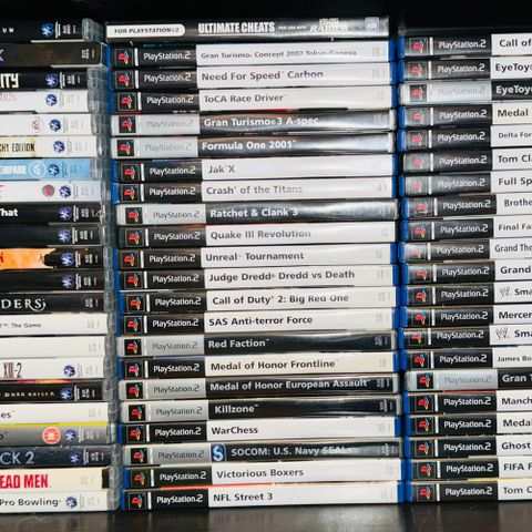 Stor PS2 & PS3 SPILL (PlayStation) Samling