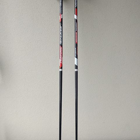 Excel Nordic Walking gåstaver, carbon. 115 cm.