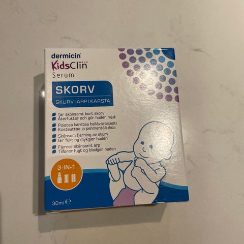 Baby - serum til å fjerne skurv