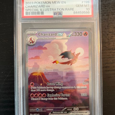 Pokemon: Charizard Ex 199/165 SIR Special Illustration Rare 151 ENG PSA 10