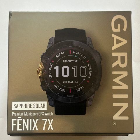 Garmin Fenix 7X Sapphire Solar