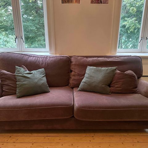 Howard sofa i velur