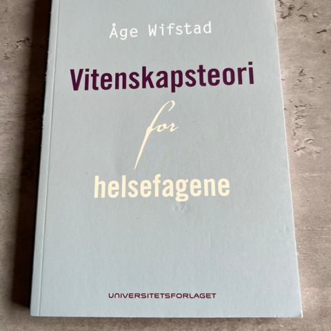 Vitenskapsteori for helsefagene