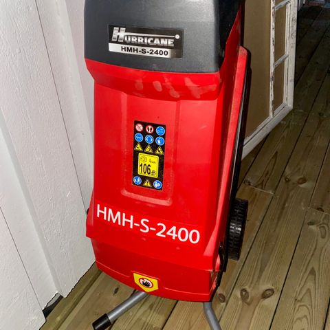 KOMPOSTKVERN HURRICANE HMH-S-2400W, brukt bare en gang