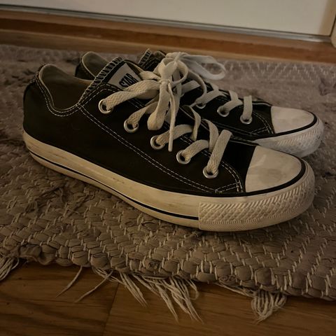 Grønne Converse str 36,5