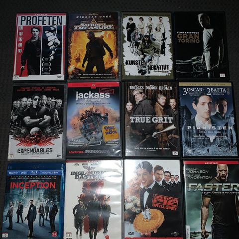 Diverse dvd’er gis bort!