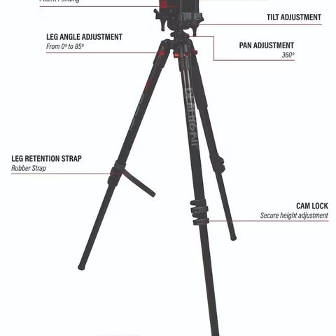 Bog Death Grip Clamping Tripod