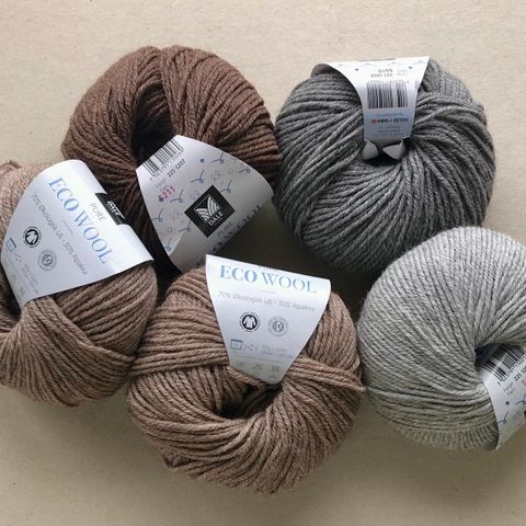 ECO WOOL fra DALE_70% økologisk ull 30% alpakka