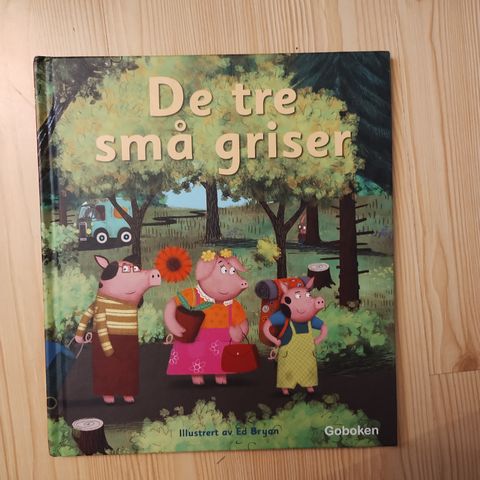 De tre små griser - stor og flott billedbok