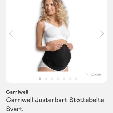 Carriwell bekkenbelte støttebelte L/XL