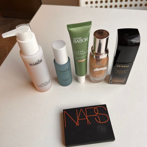 Babor, Sensai, Nars og La Mer