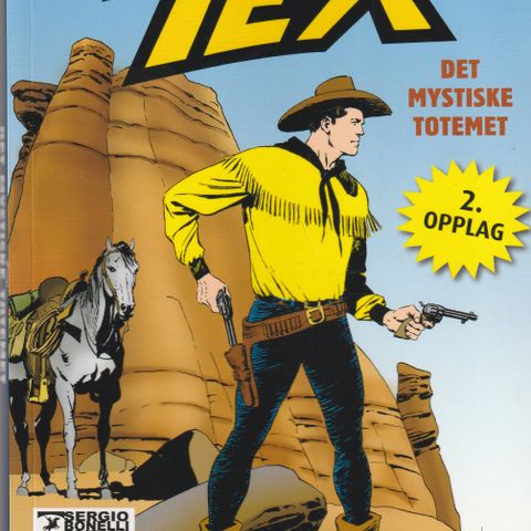 Tex  Det mystiske totemet Nr. 1  2.oppl. Tex Willer i farger