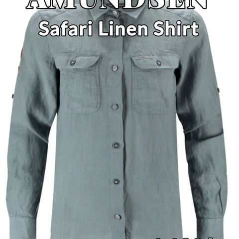 Amundsen Sports Safari Linen Shirt Ws