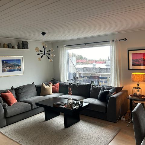 Rimelig og pent brukt Hedy (Bohus) hjørnesofa 280x310