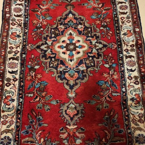 Løper fra iran Vintage Persisk teppe håndknittet 315x100cm