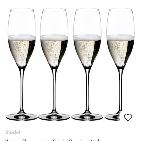 Ridel Champagneglass 4stk