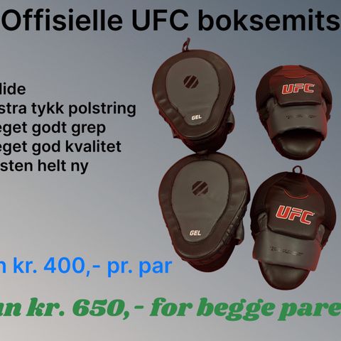 2 par UFC Boksemits.