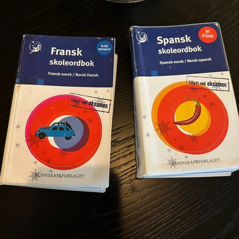 Fransk/spansk skoleordbok