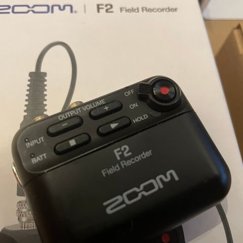 Zoom F2 lydopptaker inkl 64GB minnekort