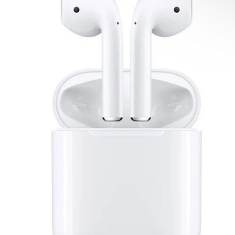 AirPods (2nd Generation) med oppladningssetui