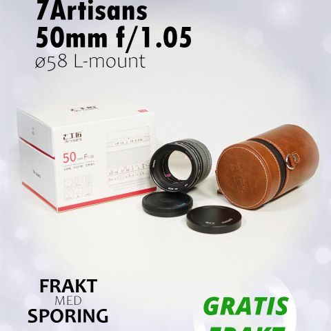 7Artisans 50mm f/1.05 ø58 L-mount