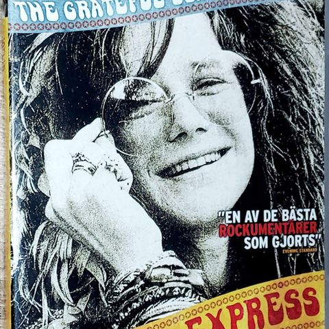 MUSIKK DVD.THE FESTIVAL EXPRESS 1970.JANIS JOPLIN.THE GRATEFUL DEAD OSV.UÅPNET.