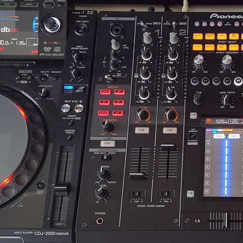 Pioneer CDJ-2000NXS och Pioneer DJM-2000NXS