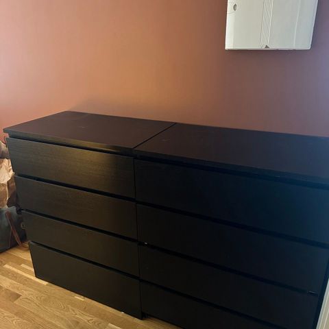 2 stk IKEA Malm kommoder