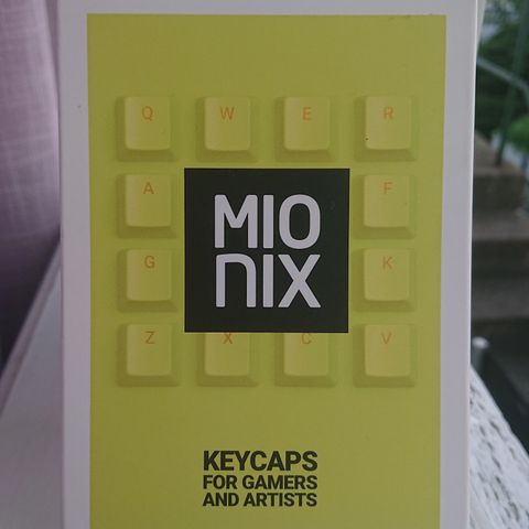 Mionix keycaps french fries - TYSKE taster